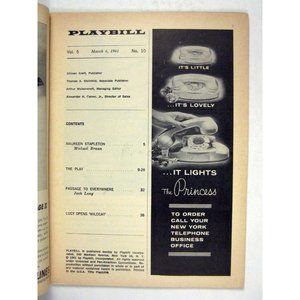 Mary Mary Playbill Premier Performance March 1961 Barry Nelson Barbara Geddes